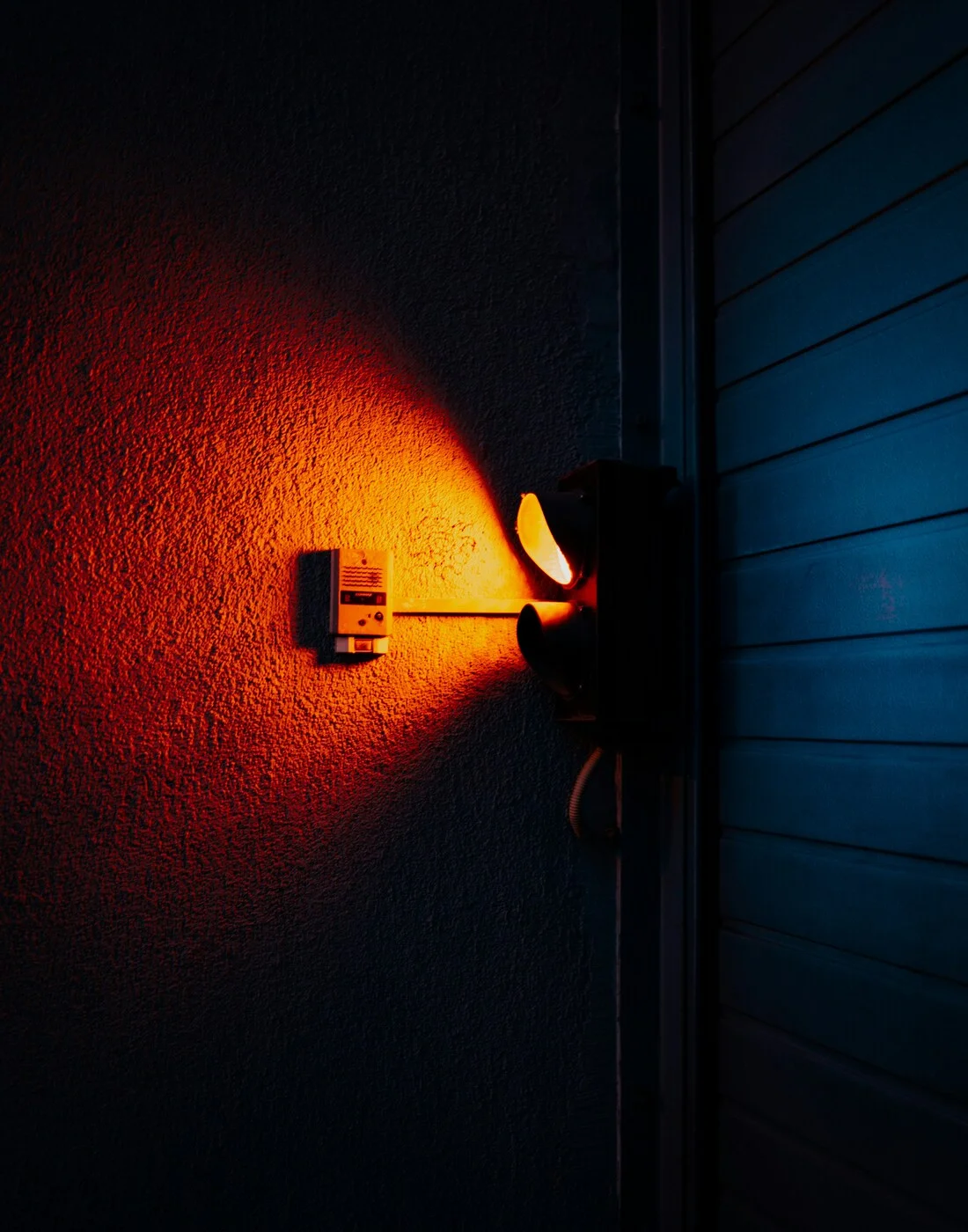 Motion detector at night
