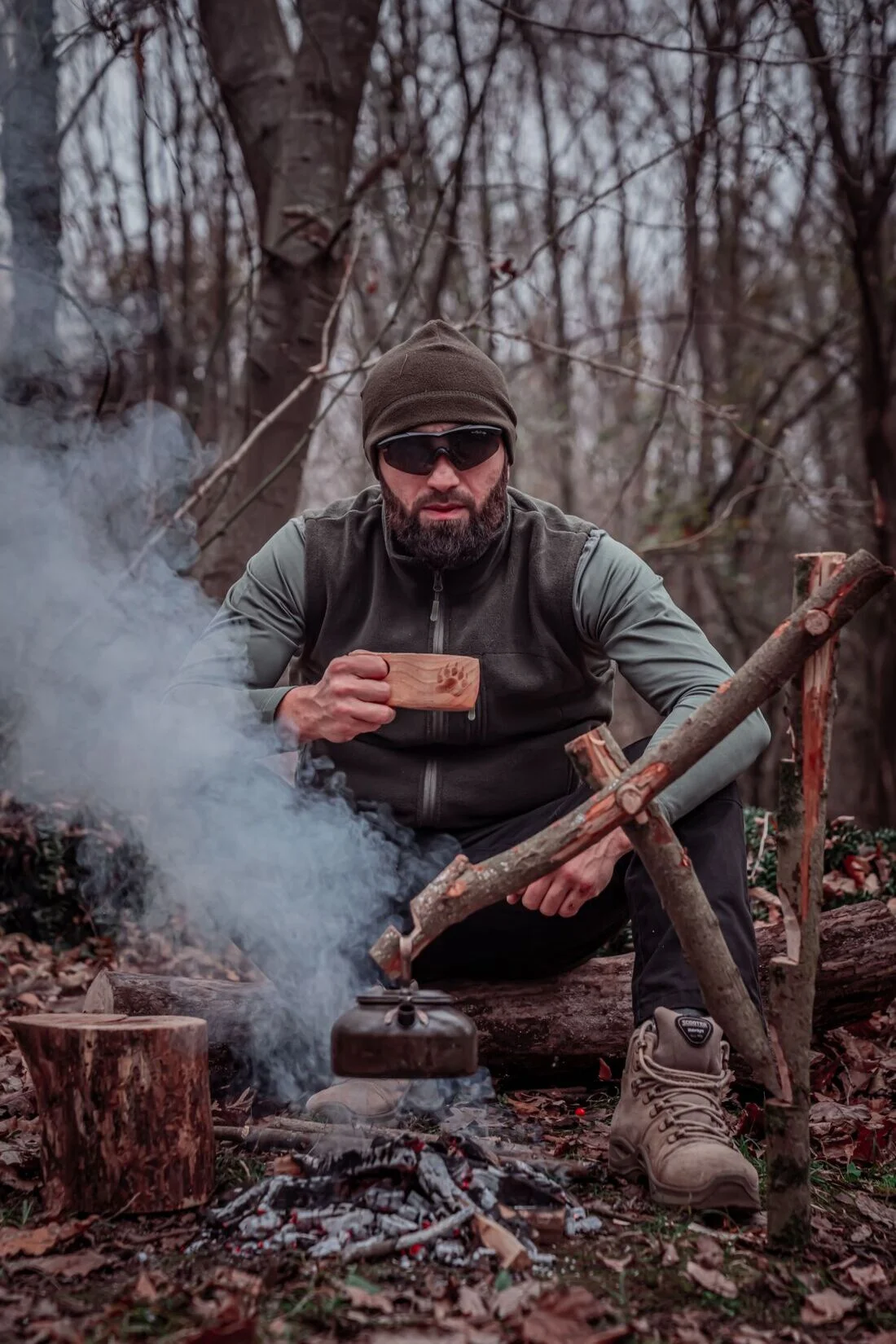 Echtes Feuer ohne Feuezeug Prepper