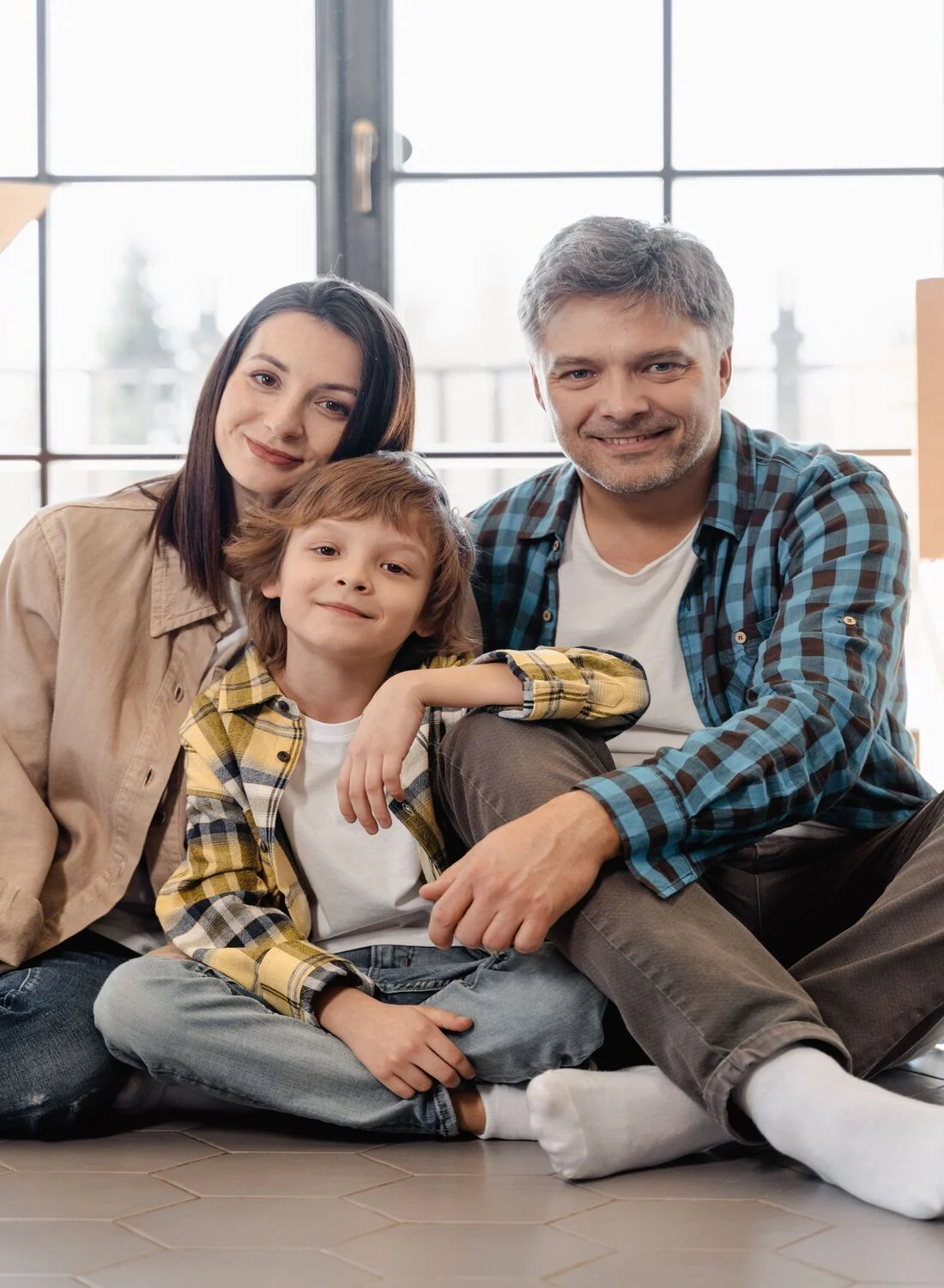 Familie Sicherheit positive Ausstrahlung