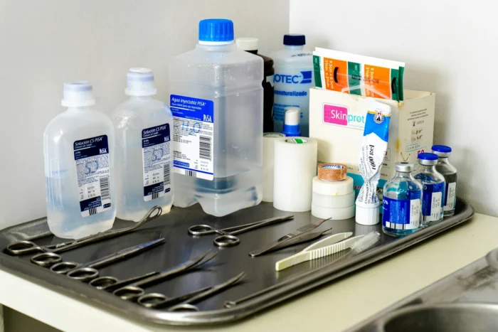 Hygiene bei Verletzungen