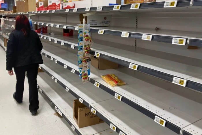 Corona panic buying