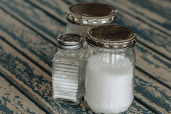 Salz und Zucker Vorrat