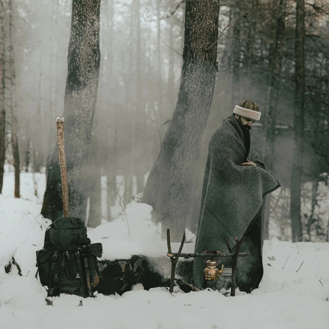 Schutz vor Unterkühlung mit Feuer