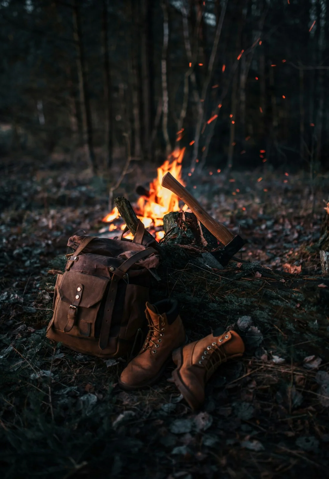 Survival fire source