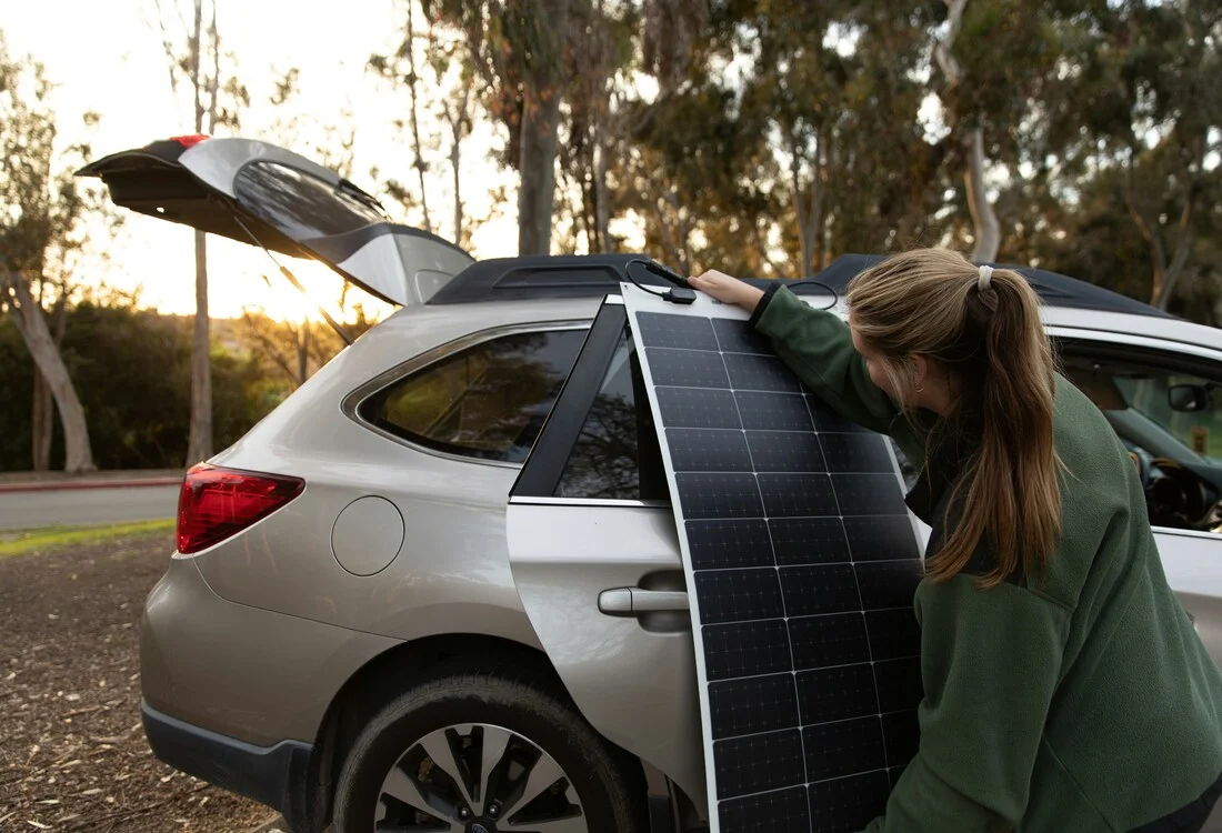 Portable solar panels