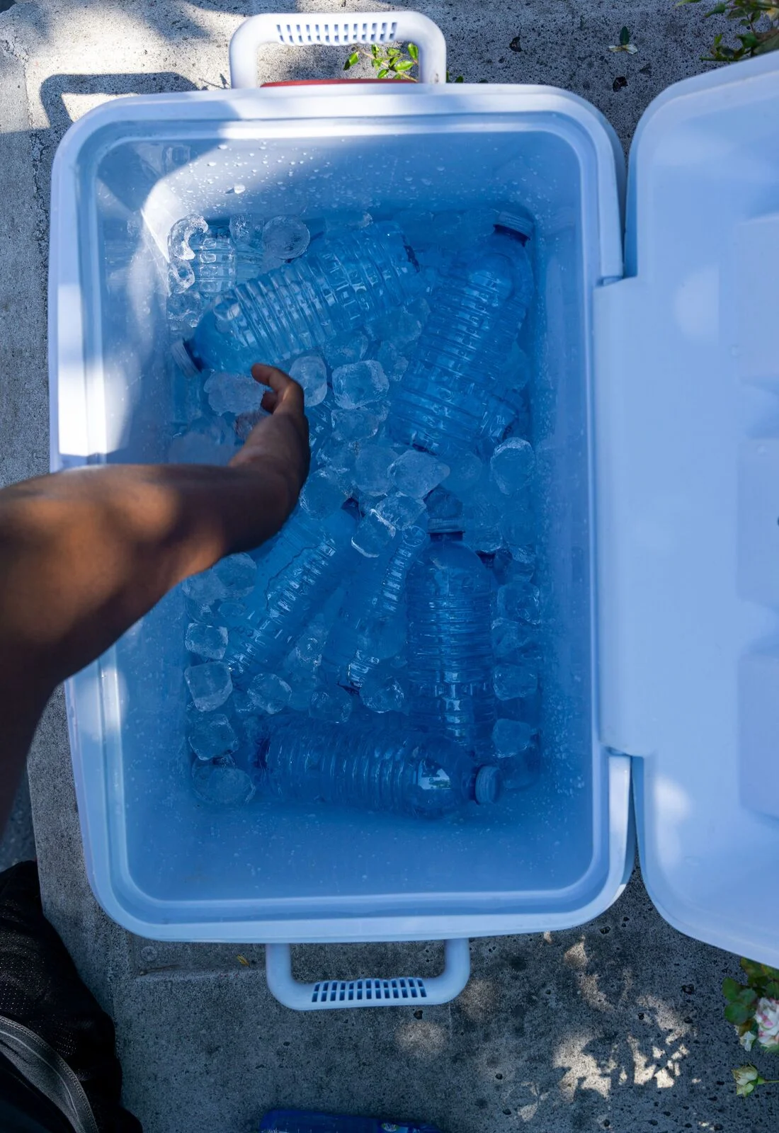 Wasser kühl lagern