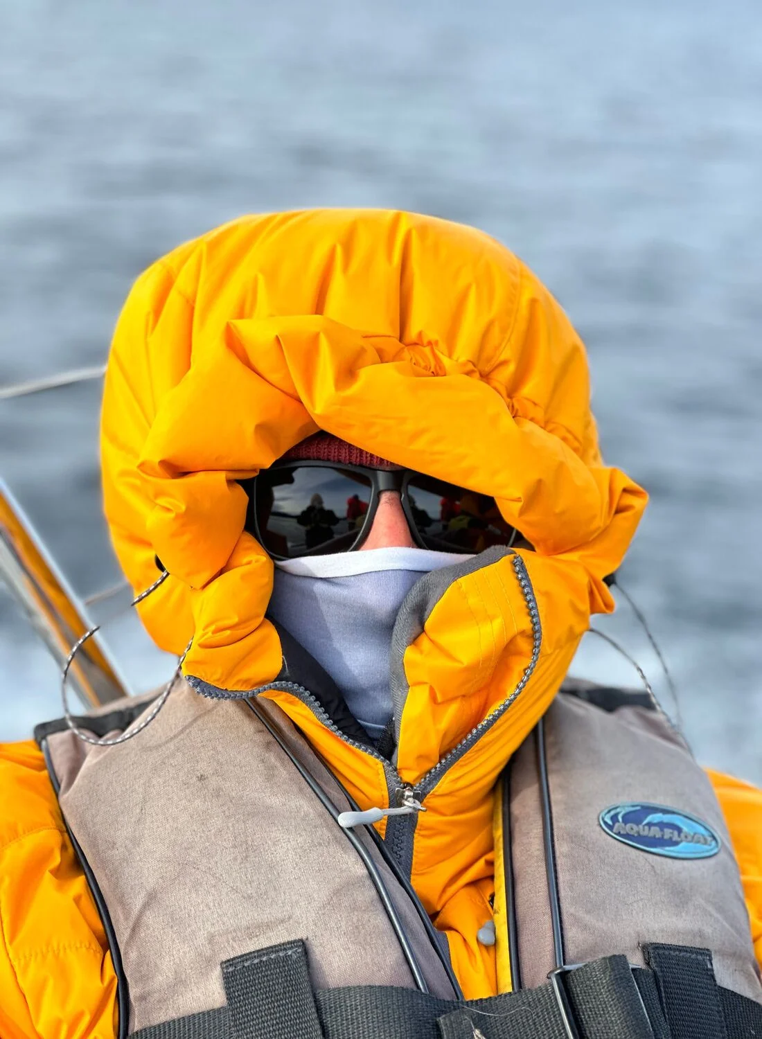 Wasserdichte Jacke gelb